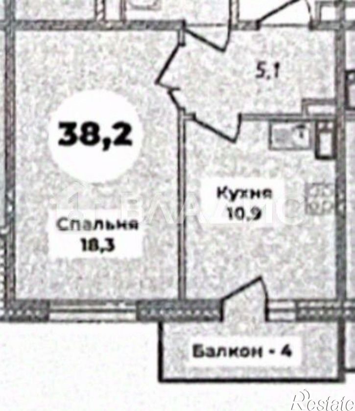1-комн квартира улица Максима Концова, 1 к2,  д. 1 к2