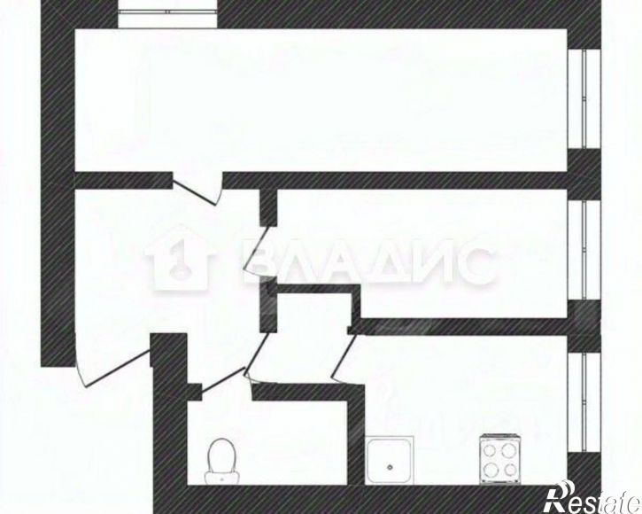 2-комн квартира улица Борсоева, 21,  д. 21