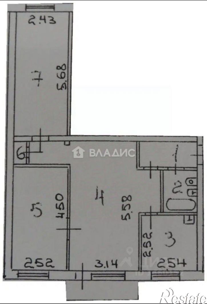 3-комн квартира улица Павлова, 10А,  д. 10А