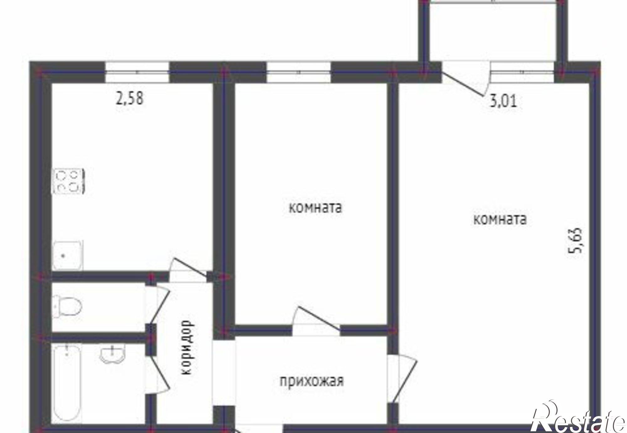 Купить квартиру за 6 600 000 рублей на улица Гастелло, 7