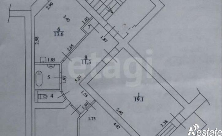 3-комн квартира ул Яковлева, 17,  д. 17