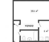 1-комн, 31кв м, этаж 3/3 Ткацкая улица, 16