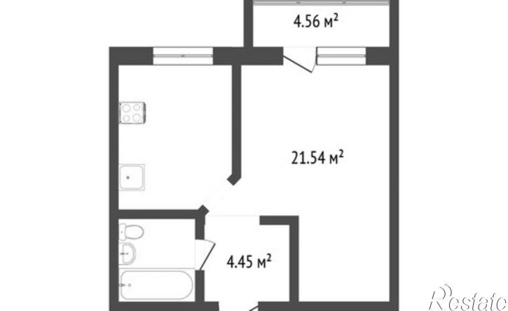 1-комн квартира микрорайон 140А, 20
