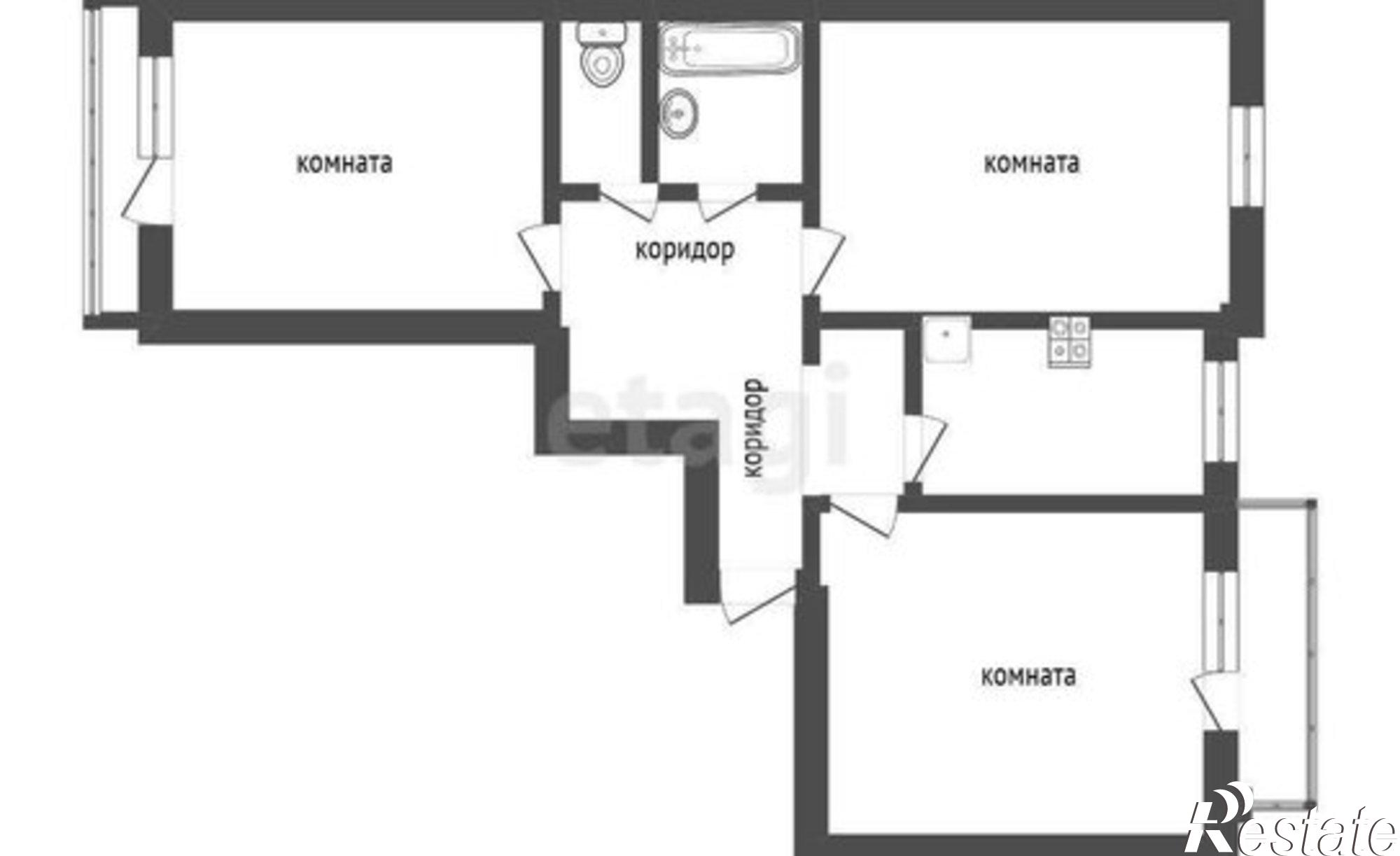 Купить квартиру за 11 350 000 рублей на улица Мокрова, 24