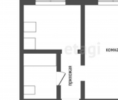 1-комн, 22кв м, этаж 1/5 улица Лебедева, 13А