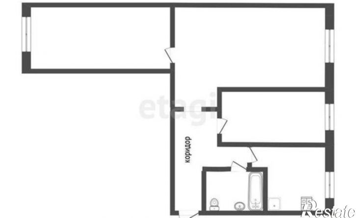 3-комн квартира улица Борсоева, 13,  д. 13