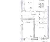 2-комн, 61кв м, этаж 3/3 Подкаменская улица, 58