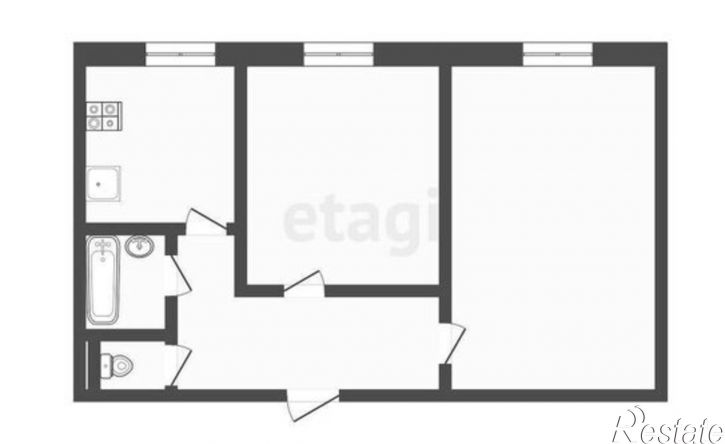 2-комн квартира ул Борсоева, 69,  д. 69
