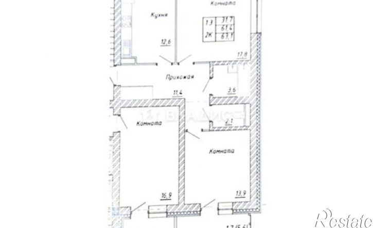 2-комн квартира ул Подкаменская, 71,  д. 71
