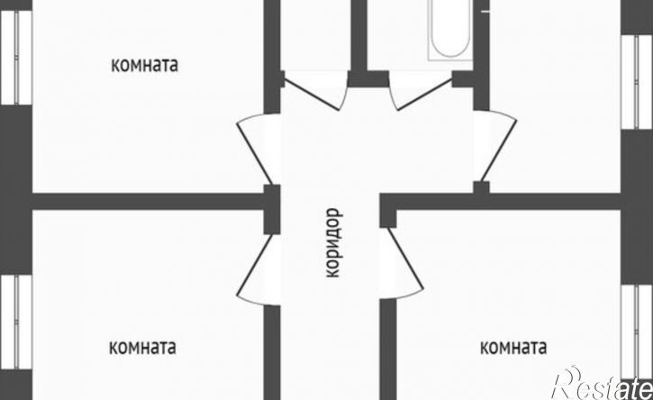 3-комн квартира ул Гагарина, 42,  д. 42