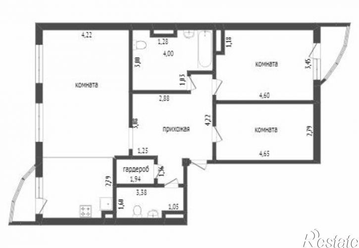 2-комн квартира улица Алдара Цыденжапова, 3