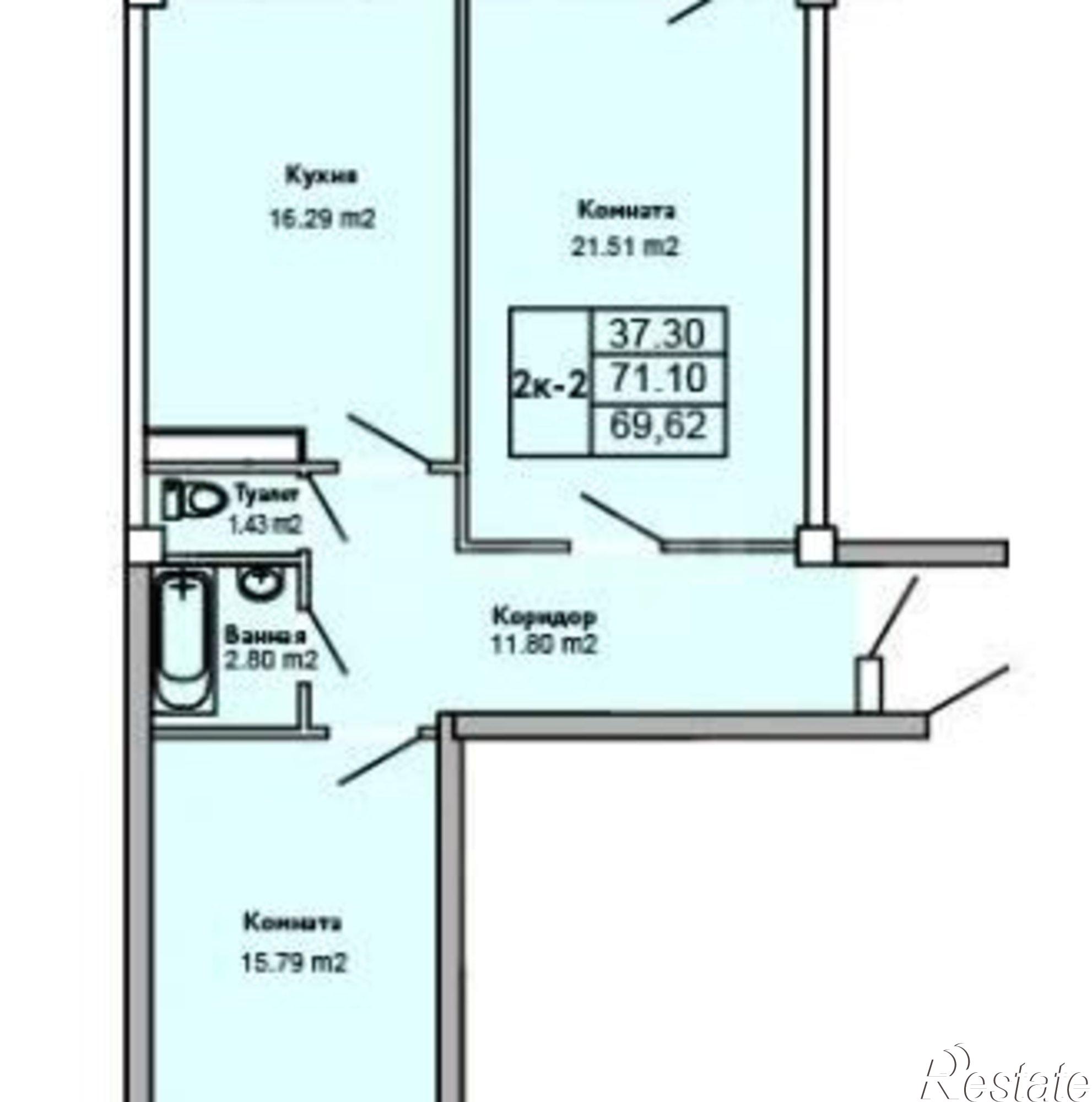 Купить квартиру за 9 500 000 рублей на улица Ринчино, 39 к2