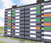 1-комн, 39кв м, этаж 8/9 ул Крылова, 2Е