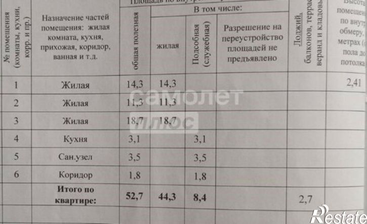 3-комн квартира улица Мерецкова, 31,  д. 31