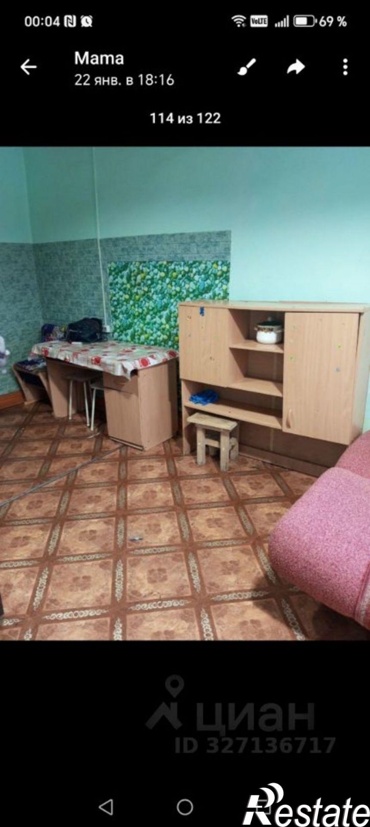 Комната Комсомольская улица, 39,  д. 39