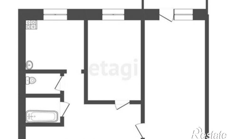 2-комн квартира улица Пушкина, 33П,  д. 33П