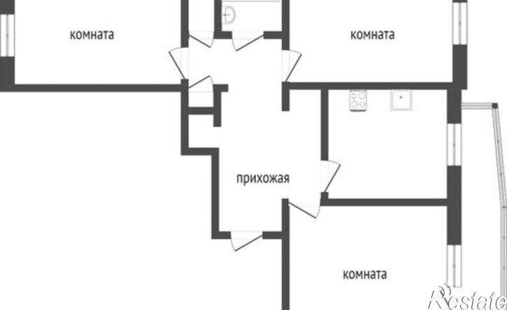 3-комн квартира улица Революции 1905 года, 4,  д. 4