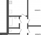 2-комн, 80кв м, этаж 2/11 Столбовая улица, 38