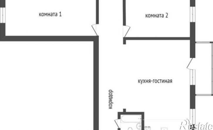 2-комн квартира ул Краснофлотская, 12,  д. 12