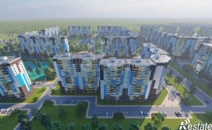 1-комн квартира в новом доме микрорайон 148А, 1/4