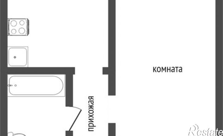1-комн квартира улица Лебедева, 13А,  д. 13А