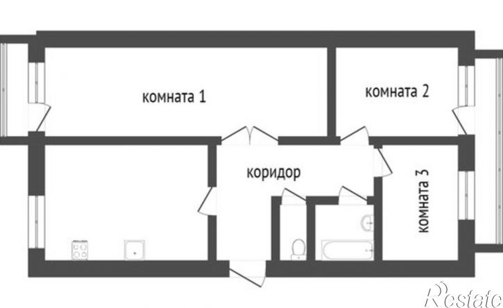 3-комн квартира Профсоюзная улица, 35,  д. 35