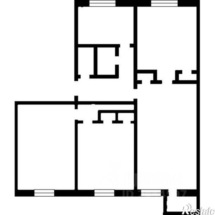 4-комн квартира Октябрьская улица, 25,  д. 25