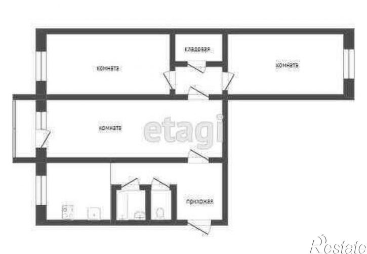 3-комн квартира ул Гольдсобеля, 4,  д. 4