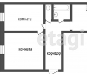 2-комн, 50кв м, этаж 5/5 115-й микрорайон, 9