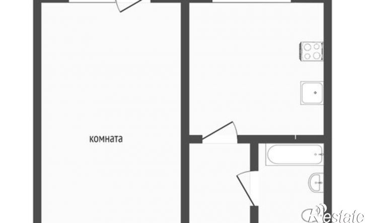 1-комн квартира улица Жуковского, 23,  д. 23