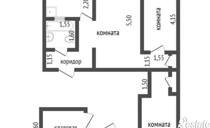 3-комн квартира ул Буйко, 23А,  д. 23А