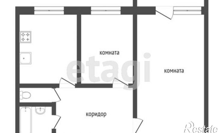 2-комн квартира Кабанская улица, 18,  д. 18