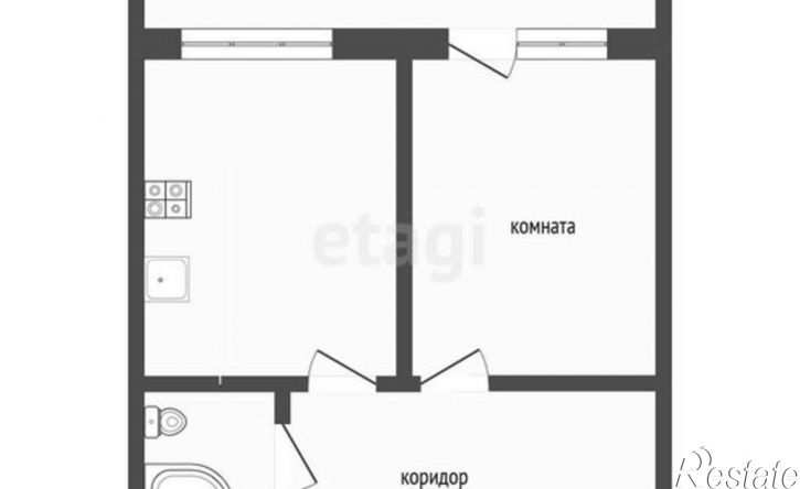 1-комн квартира 142-й микрорайон, 5А