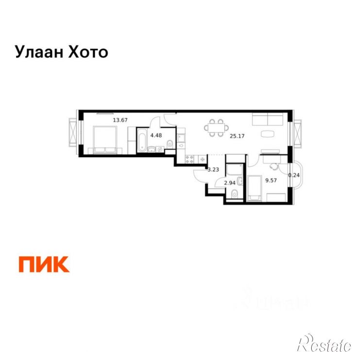 2-комн квартира в новом доме ул Советская, 6/2,  д. 6/2
