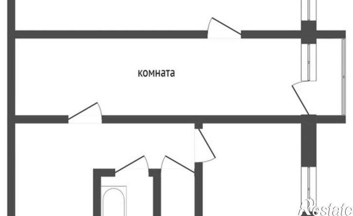 2-комн квартира ул Конечная, 1,  д. 1