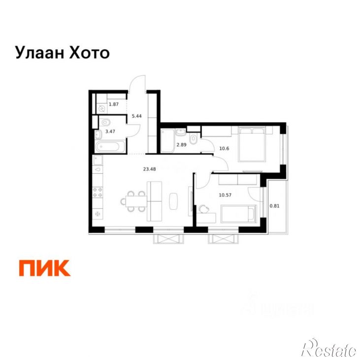 2-комн квартира в новом доме ул Советская, 6/2,  д. 6/2