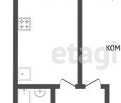 1-комн, 33кв м, этаж 5/5 Тобольская улица, 55