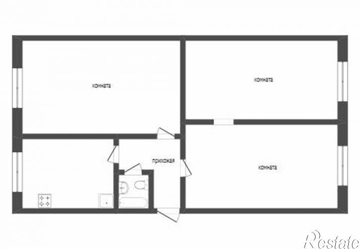 3-комн квартира улица Чертенкова, 127П,  д. 127П