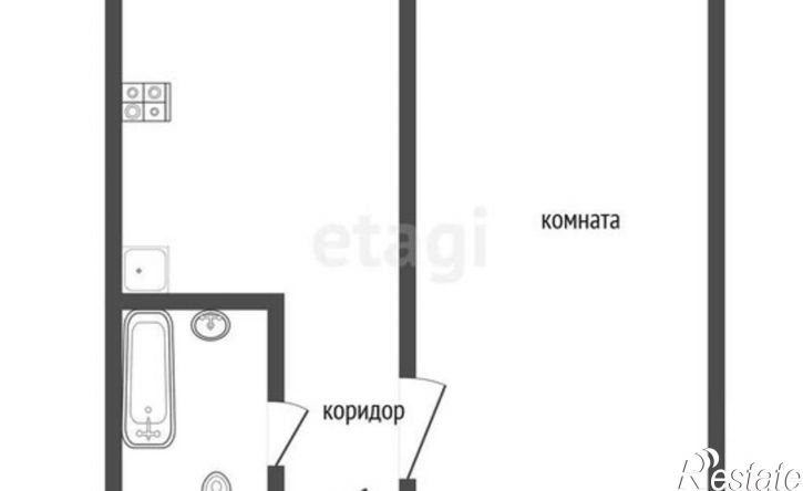 1-комн квартира Солнечная улица, 6,  д. 6