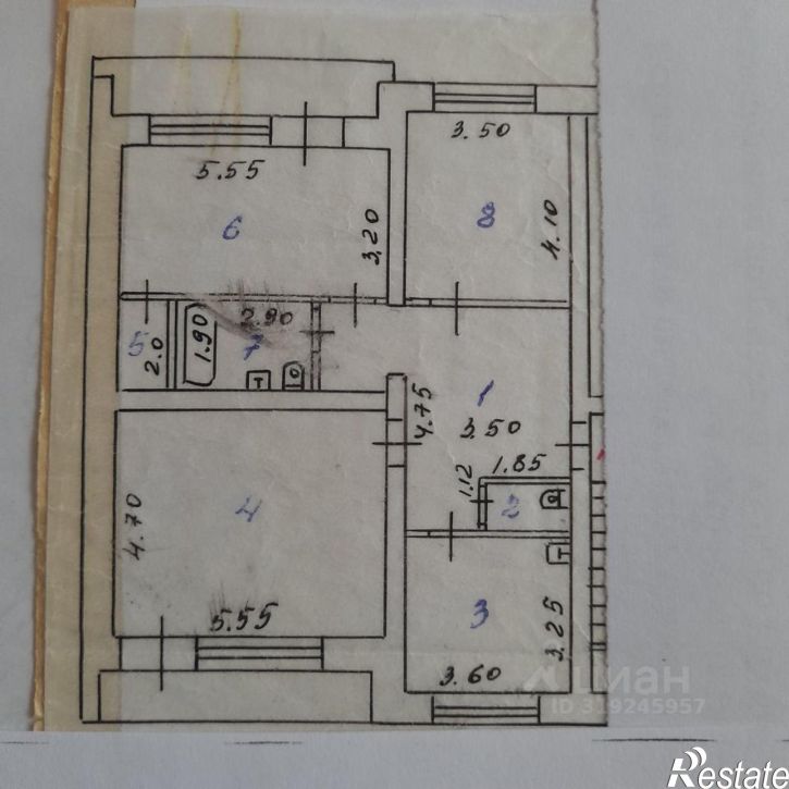 3-комн квартира ул Модогоева, 3,  д. 3