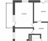 2-комн, 55кв м, этаж 2/5 ул Калашникова, 11