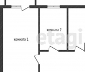 2-комн, 47кв м, этаж 2/3 111-й микрорайон, 5