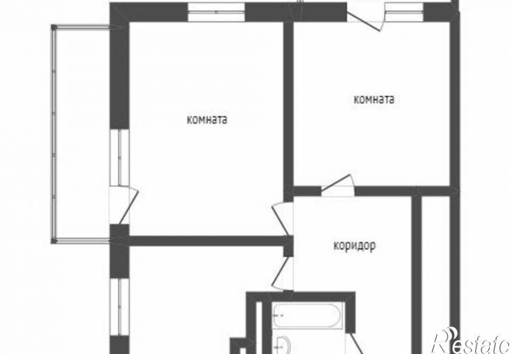 2-комн квартира ул Калашникова, 11,  д. 11