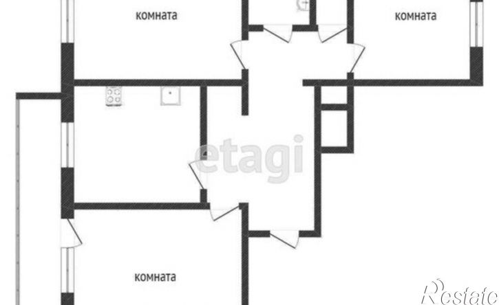 3-комн квартира ул Хахалова, 2,  д. 2