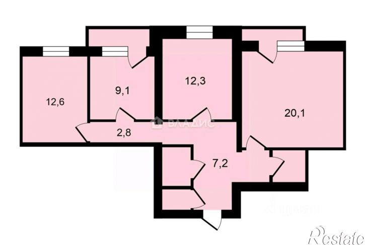 3-комн квартира ул Денисова, 29,  д. 29