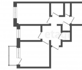 3-комн, 62кв м, этаж 1/5 пр-кт Строителей, 34