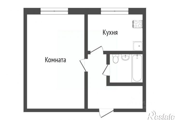 1-комн квартира ул Пищевая, 3А,  д. 3А