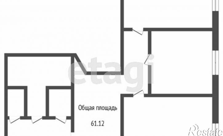 2-комн квартира ул Мокрова, 30/4,  д. 30/4