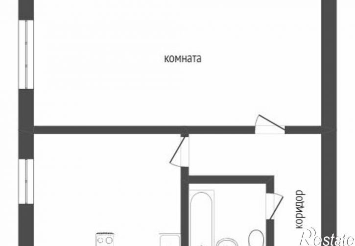 1-комн квартира ул Ключевская, 33,  д. 33