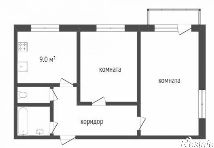 2-комн квартира ул Тулаева, 148,  д. 148